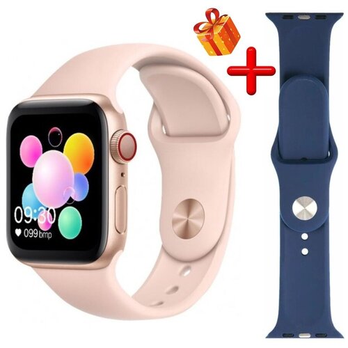 Смарт часы умные X7 Max Sport Series 7 для IPhone Android Bluetooth 50 Самсунг Сяоми Пульсометр Шагомер2 сменных ремешка с магнитной зарядкой 346200₽