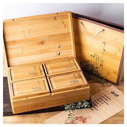 Подарочный набор китайского чая «Бамбуковые шкатулки»