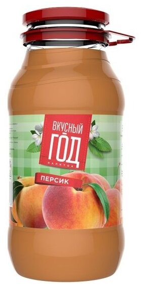 Напиток Barinoff "Вкусный год" Персиковый с мякотью 1,8 л