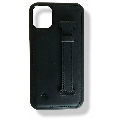 Кожаный чехол для телефона с подставкой для iPhone 11 Elae, черный CFG-11-SYH