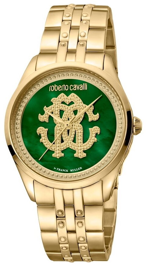 Наручные часы Roberto Cavalli by Franck Muller Logomania, желтый