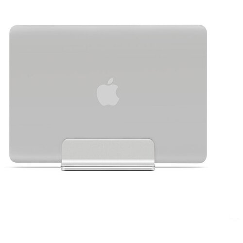 подставка для ноутбука настольная держатель для ноутбука подставка для apple macbook серебристая Вертикальная настольная подставка для ноутбука, macbook / Держатель для вертикальной установки