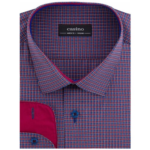 фото Рубашка casino, размер 174-184/39, бордовый