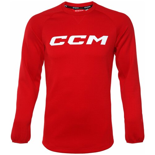 свитшот ccm силуэт полуприлегающий средней длины размер m красный Свитшот CCM, размер M, красный