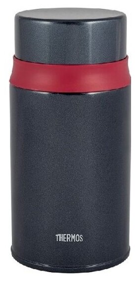 Термос для еды Thermos TCLD-720S (0,72 литра) с ложкой, чёрный