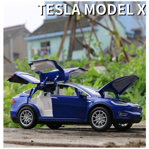 фото Коллекционная машинка tesla x 100d 1:24 (металл,свет,звук) xlg