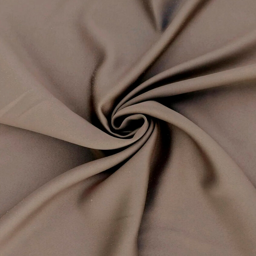 Ткань портьерная Блэкаут для шитья штор рукоделия и творчества отрез 1 метр ширина 280 см цвет - светло серая.