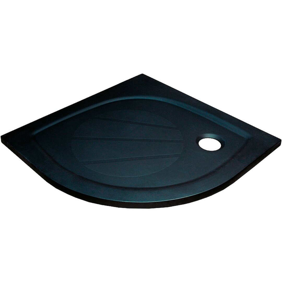 Душевой поддон Ravak Elipso Pro 100x100 XA23AA01010BM четверть круга черный