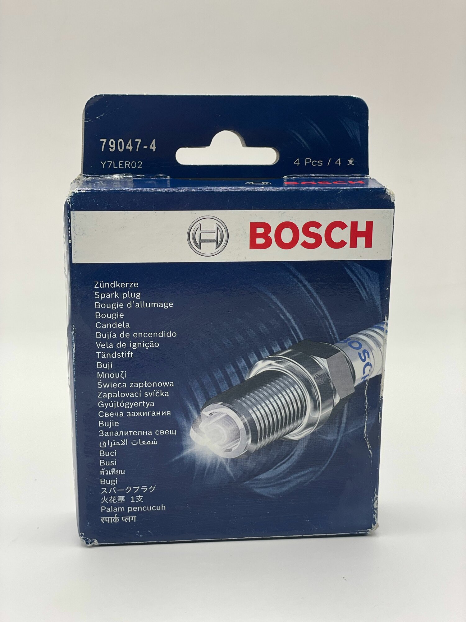 Комплект свечей зажигания Bosch 4шт Y7Ler02