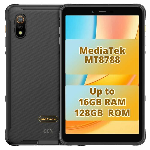 Ulefone Armor Pad Pro защищенный планшет IP68IP69K 4G MT8788 16 ГБ ОЗУ 128 Гб ПЗУ 48 МП Black EU 20990₽