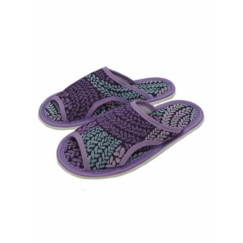 фото Тапочки ivshoes, размер 44-45, фиолетовый, бежевый
