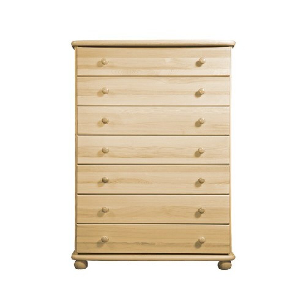 Комод Форест 156 (7 ящиков) ммк-древ из сосны 85x40x125
