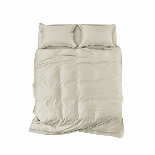 Пододеяльник MORФEUS (морфеус) - Driftwood Beige (бежевый) - 135х200 - сатин