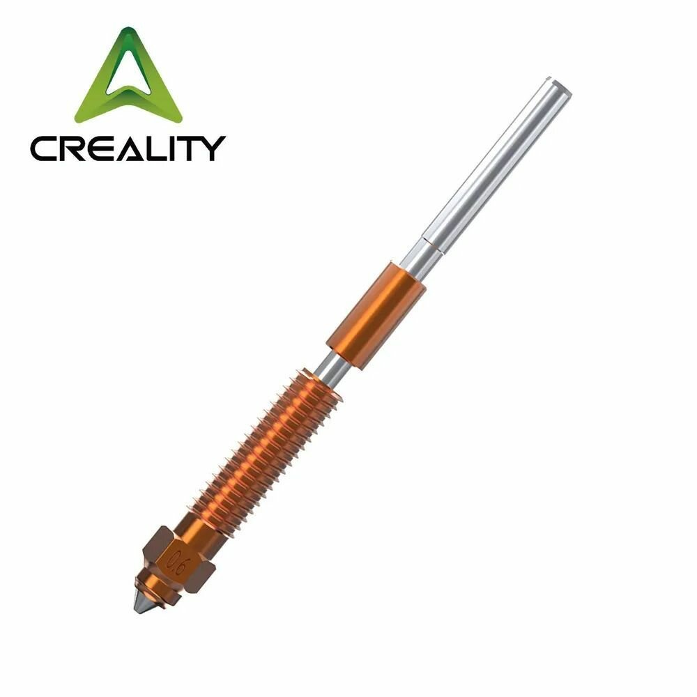 Биметаллическое сопло 0,6 мм Unicorn для 3D принтера Creality K1C / K1 V4 / K1 MAX / Ender 3 V3 — фото 1