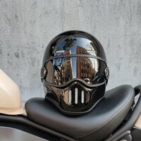 Низкопрофильный мотоциклетный шлем на все лицо,