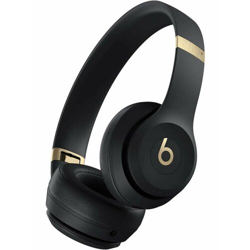 Беспроводные наушники Beats Solo 4 цвет Black Gold Черное золото 1779000₽