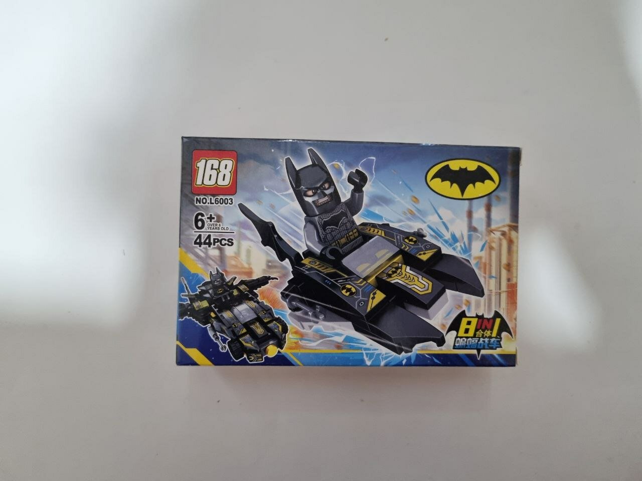 Конструктор "Бэтмен/Майнкрафт", с мини-фигурками, пластик, 44pcs — фото 1