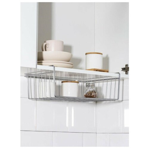 Подставка, держатель, Полка подвесная корзина в шкаф, Метаформ, 39x26x14см