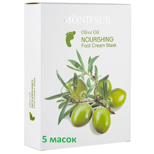 MOND SUB Маска носочки для ног питание с маслом оливы 40 гр*5 шт ORIGINAL PRODUCT