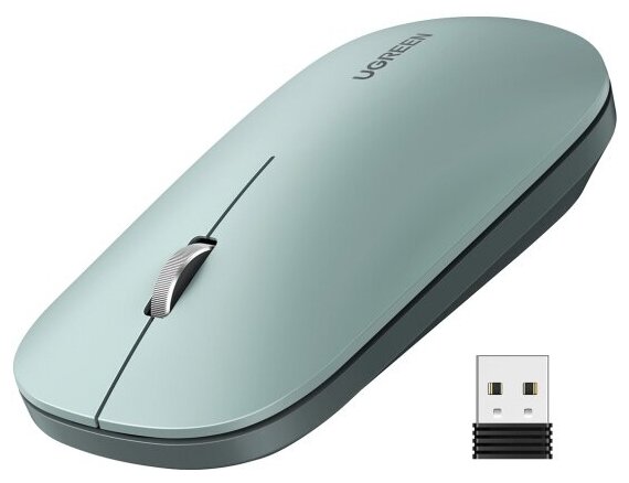 Мышь беспроводная Ugreen MU001, зеленый (90374)