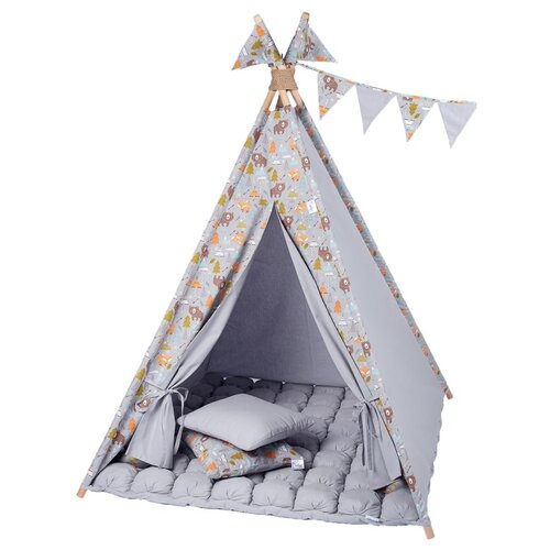 Детская игровая палатка вигвам с ковриком 