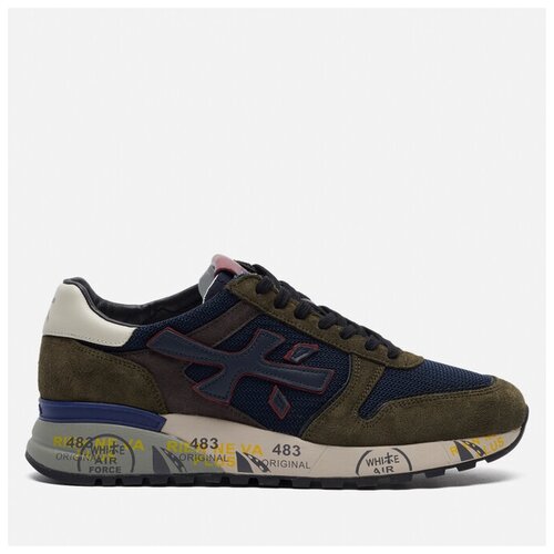 фото Мужские кроссовки premiata mick 5893 оливковый , размер 46 eu