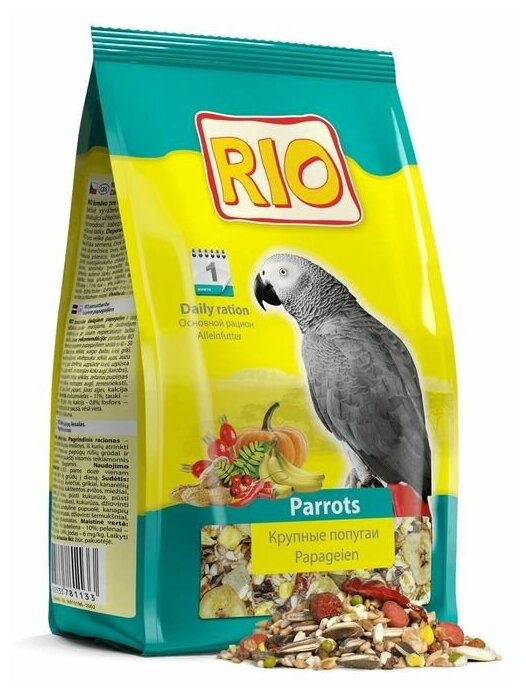 Корм RIO для крупных попугаев 500 г.