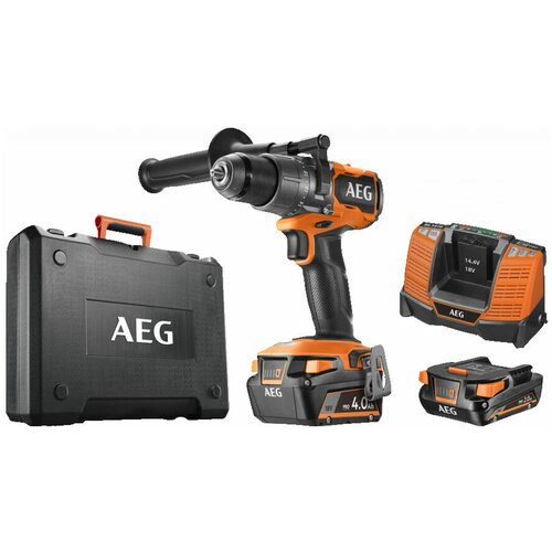 AEG 18В Бесщеточная аккумуляторная удараная дрель-шуруповерт Bsb18c3bl-x02c 4935478937 3947300₽