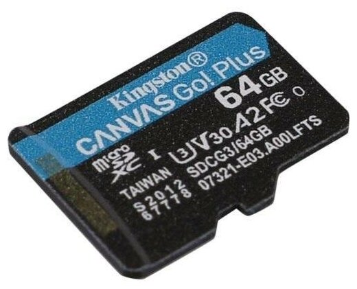 Карта памяти microSDXC 64Gb Kingston SDCG3/64GBSP