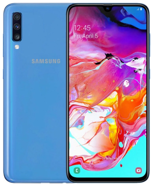 Смартфон Samsung Galaxy A70 6/128 ГБ, Dual nano SIM, синий
