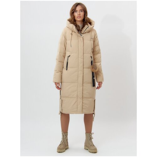 Пальто утепленное женское зимнее 11207 MTFORCE XL BEIGE