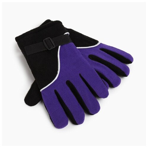 Перчатки мужские двухслойные MINAKU цв. фиолетовый, р-р 26 см , 1 шт. перчатки minaku размер 25 черный фиолетовый