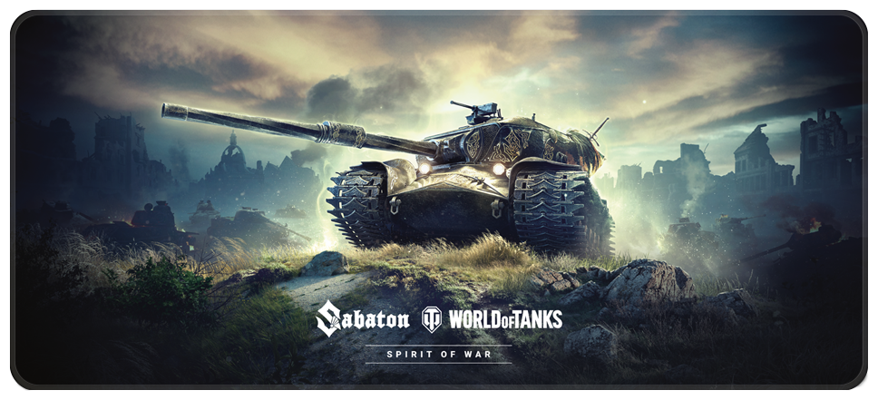 Коврик для мыши World of Tanks Sabaton Spirit of War Limited Edition X-Large
