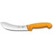 Кухонные ножи и ножницы VICTORINOX Нож кухонный Victorinox Swibo (5.8427.18) стальной разделочный для мяса лезв.180мм прямая заточка желтый
