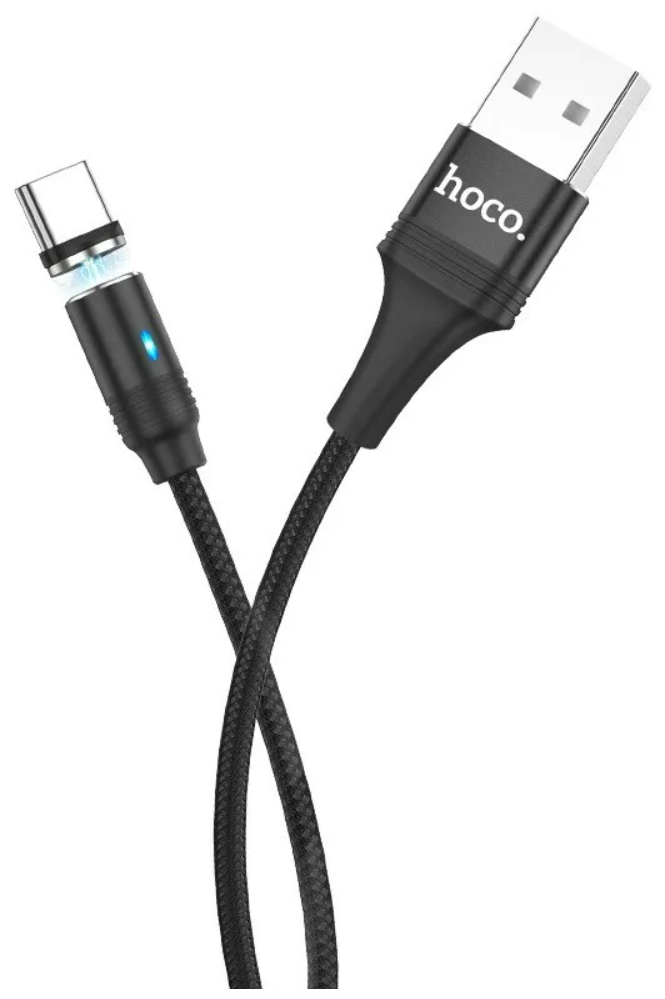 Магнитный кабель Hoco X52 Sereno USB - micro USB 1м черный