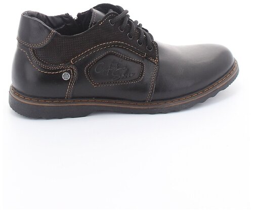 Ботинки Тофа, демисезонные, натуральная кожа, размер 45, черный