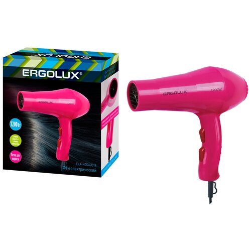 Фен Ergolux ELX-HD06-C14 бытовая техника ergolux щипцы для завивки волос 32 мм elx ci03