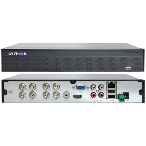 Гибридный видеорегистратор Cyfron DV870V, 8Мп, 8видео, 4 звука, 1 HDD