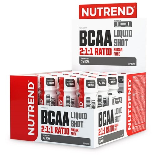 BCAA Nutrend BCAA Liquid Shot, нейтральный ,60 мл. ,20 шт.