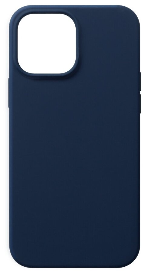 Чехол Liquid Silicone Pro для Apple iPhone 13 Pro Max, синий графит, Deppa 88104