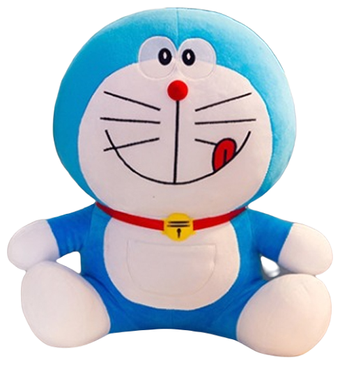 Мягкая игрушка Doraemon Дораэмон с язычком (синий кот) D2, 50 см