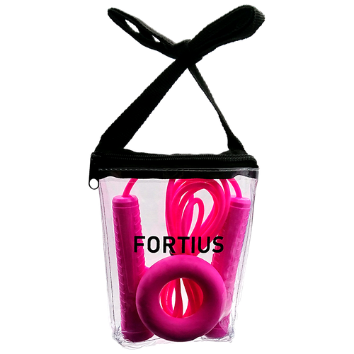 Набор скакалка с эспандером "Fortius" Neon в сумке
