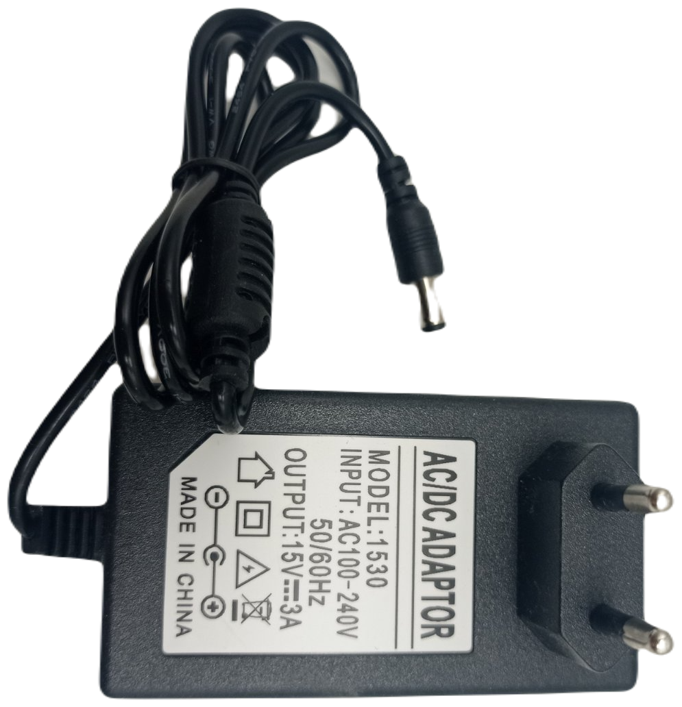 Сетевой блок питания 15D 3А AC-DC Adapter , цифрового тв приставки антенны, напольной акустики. колонки адаптер светодиодной ленты штекер 5.5x2.5