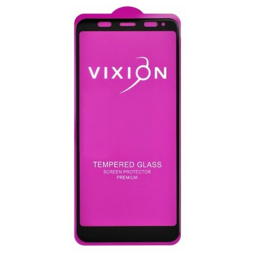 Защитное стекло 6D для Xiaomi Redmi 5 Plus (черный) (VIXION)