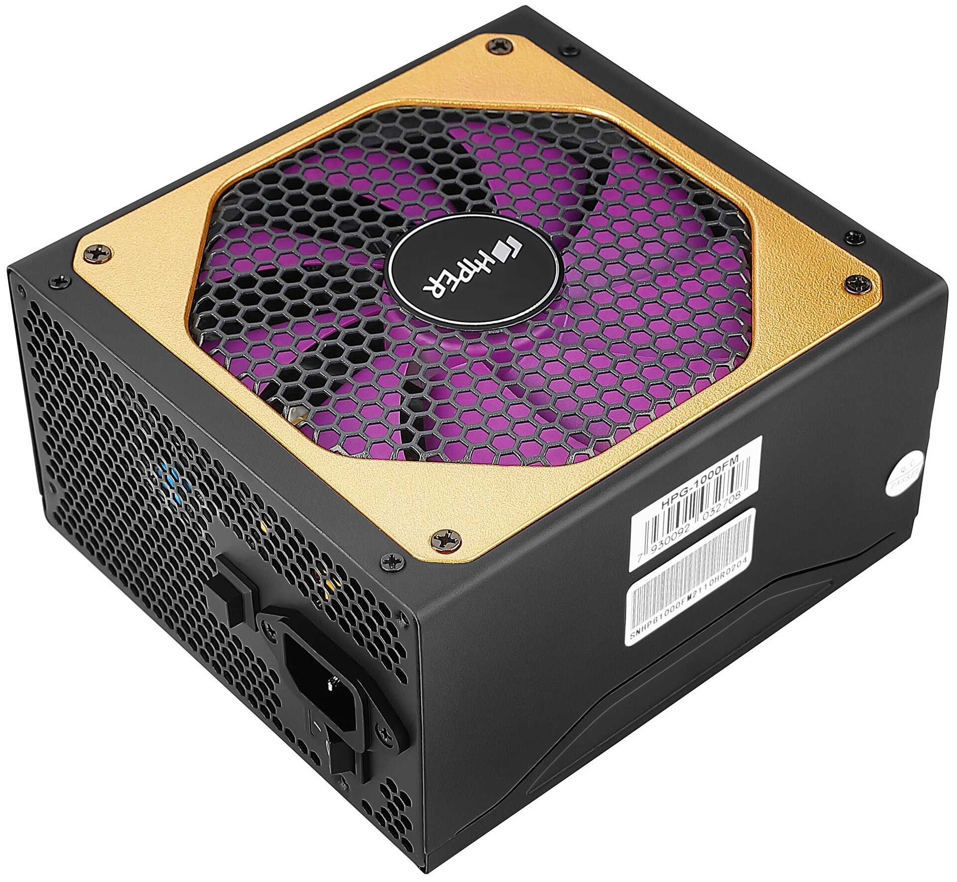 Блок питания ATX 1200W Hiper HPG-1200FM Black