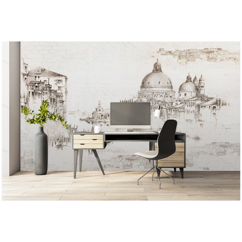 U00605 Фотообои 3d на стену флизелиновые Венеция 500х270 11500₽