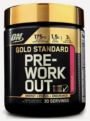 Изображение товара Предтренировочный комплекс Optimum Nutrition Gold Standard PRE-Workout Watermelon (30 serv)
