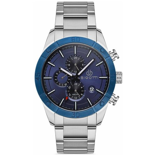  Наручные часы Bigotti Milano Milano Наручные часы Bigotti BG.1.10350-1 классические мужские мужские, кварцевые, водонепроницаемые, синий
