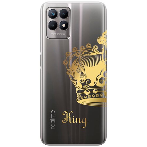 Силиконовый чехол с принтом True King для Realme 8i / Рилми 8 ай силиконовый чехол с принтом true queen для realme 8i рилми 8 ай