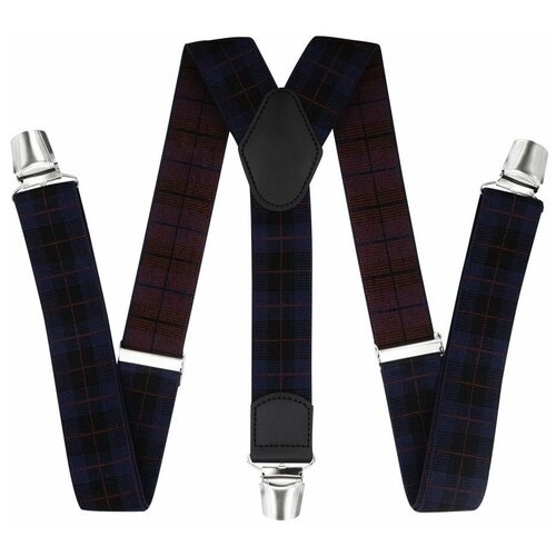 фото Подтяжки для брюк с усиленными клипсами (3.5 см, 3 клипсы, синий) 55720 otokodesign